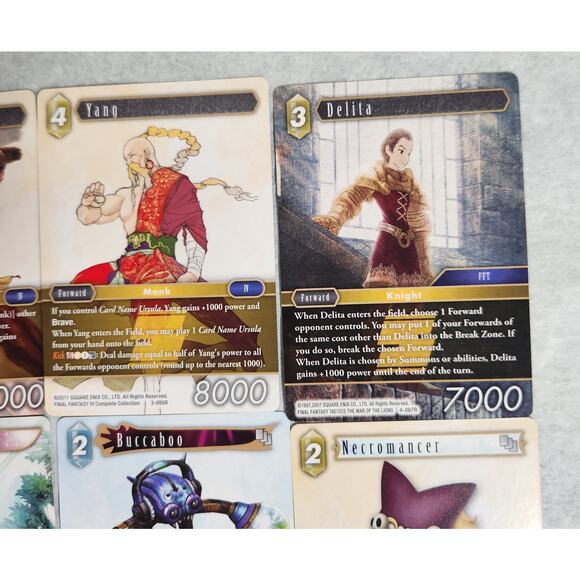 Final Fantasy TCG Lot Of 18 Rare, Hero, And Legend VG+ Pre-owned - Picture 4 of 11